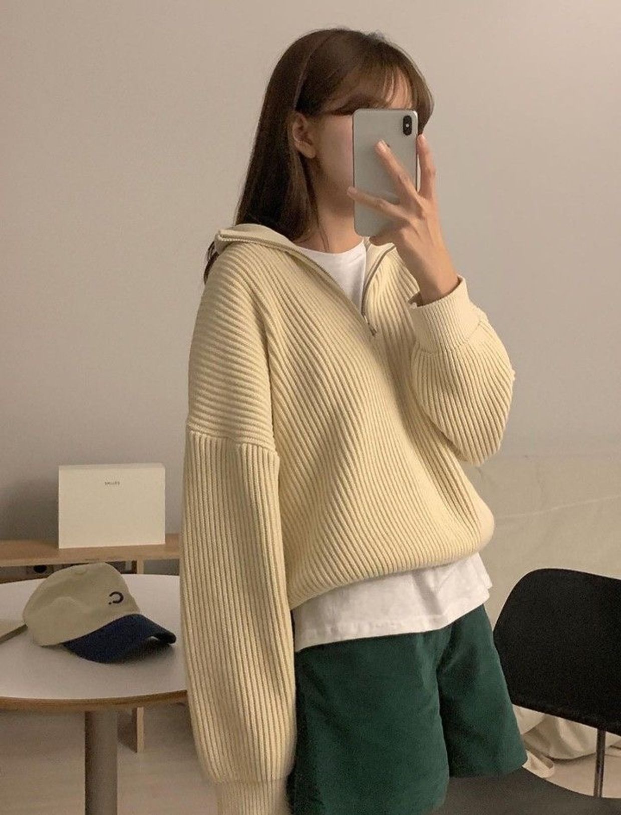 Knitted half zip sweater 120 cm, foto 5