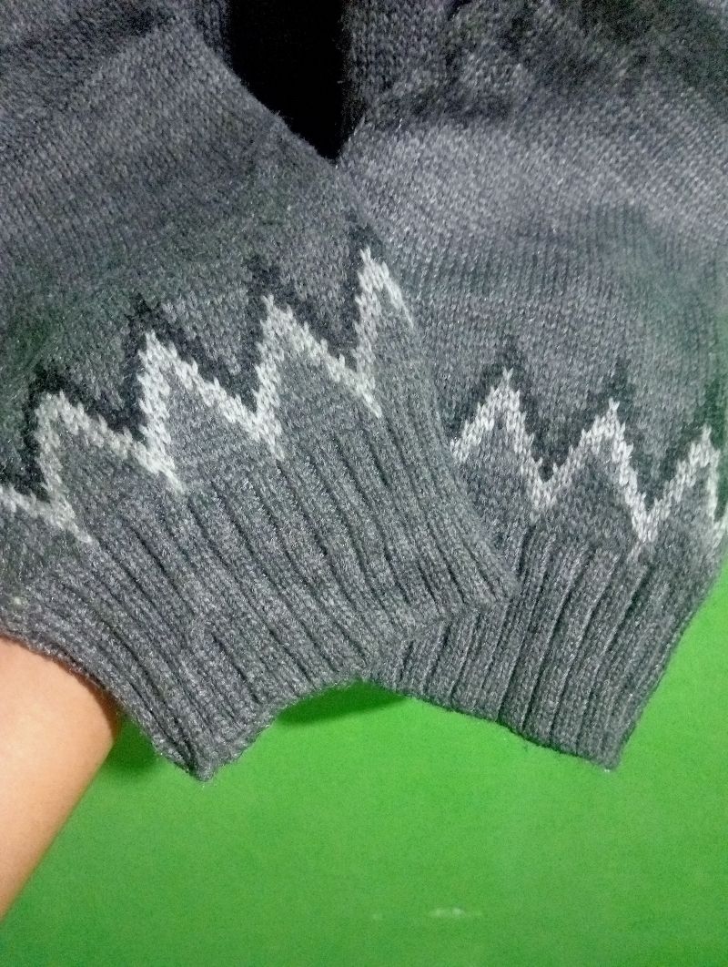 Sweater rajut oneck GU, foto 3