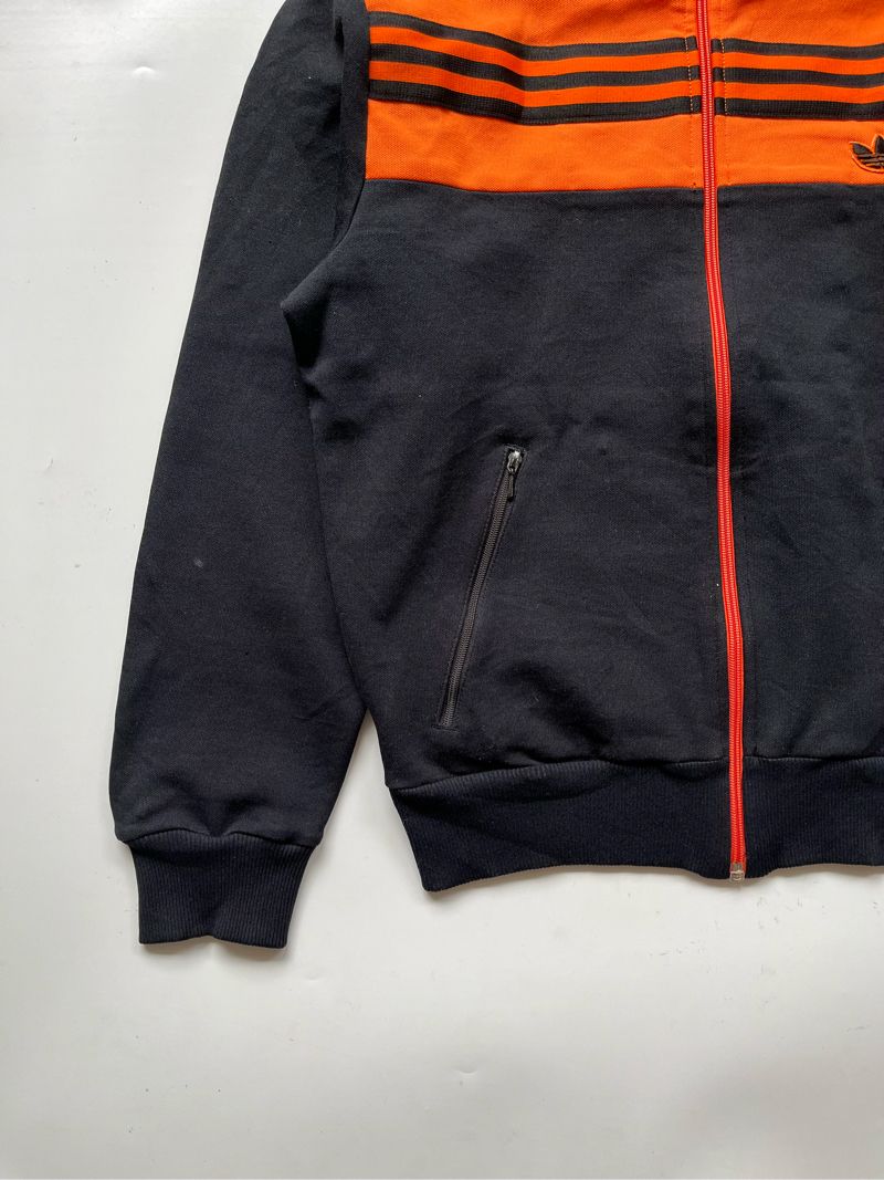 Adidas Casual Track jacket Pria orange black, foto 4