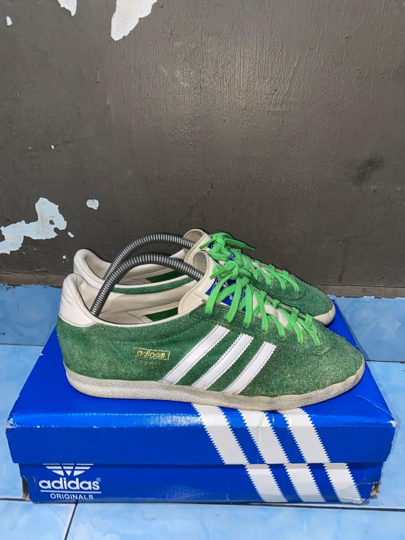 adidas gazelle silver green womens ADIDAS GAZELLE INDOOR