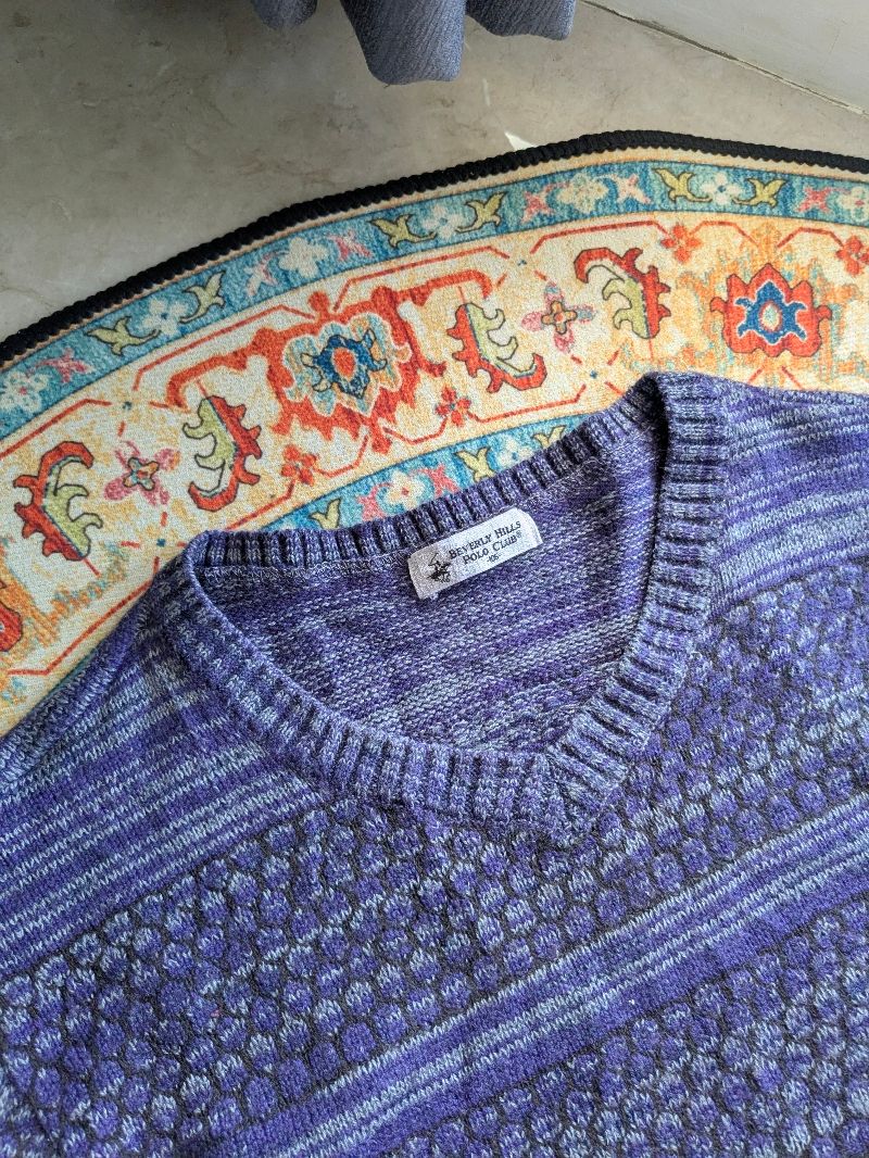 Knitwear sweater BHPC vintage pattern rajut, foto 4
