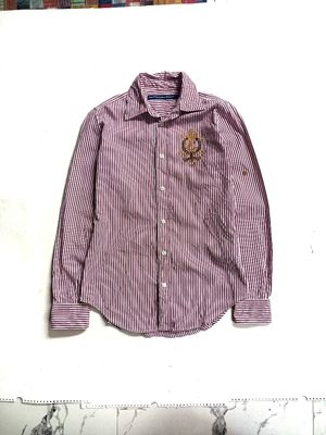 Polo Ralph Lauren Luxury Casual Blouse Wanita white pink