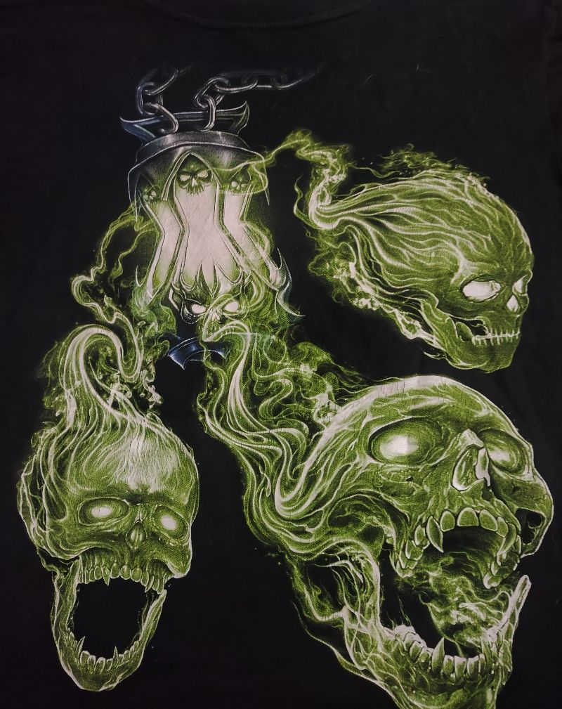SKELETON GHOST SKULL MEN’S T SHIRT, foto 4
