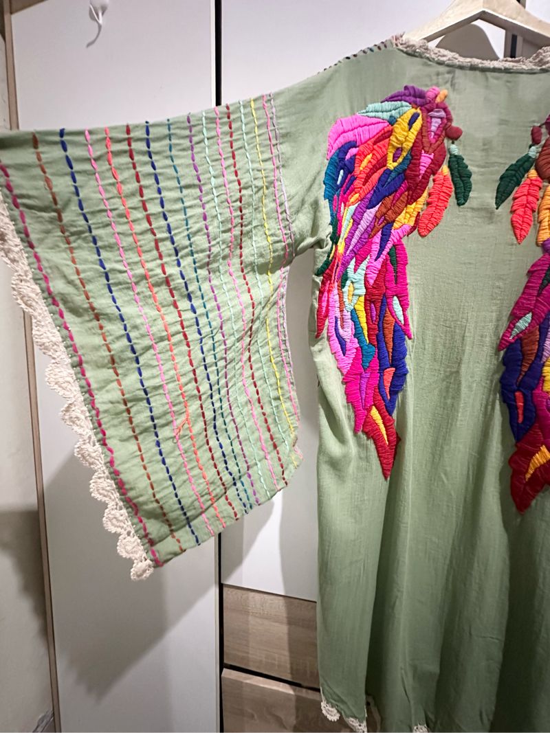 Outer embroidery sayap burung handmane, foto 6