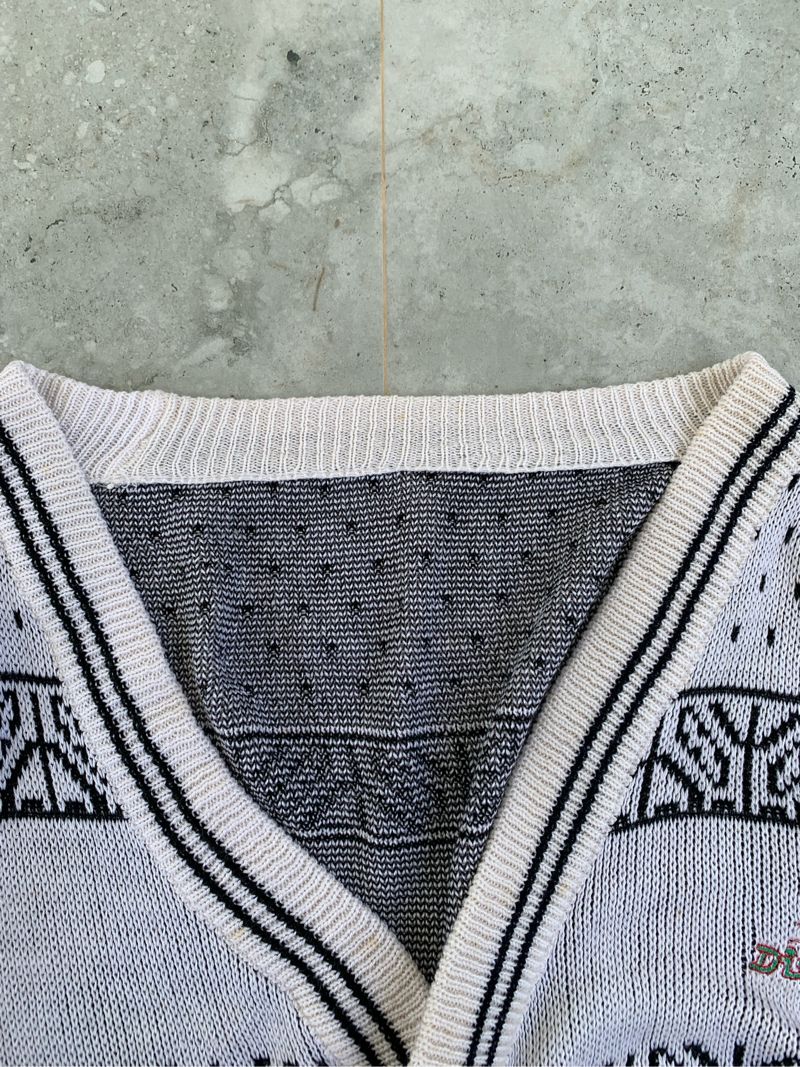Disco Scater White Stripe Pattern Cardigan, foto 9