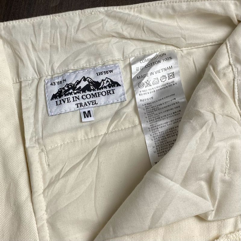 TRAVEL MILL TWILL BALLOON PANTS ( IVORY ), foto 3
