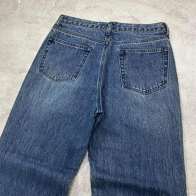 Giordano baggy blue jeans, foto 8