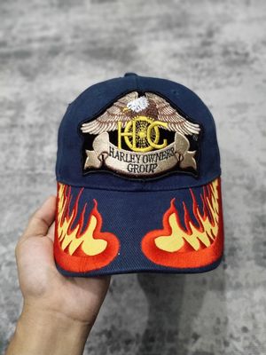 Harley flame hat