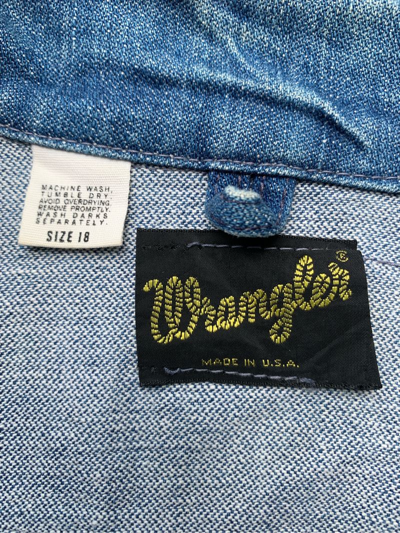 wrangler 1970s trucker denim jacket., foto 6
