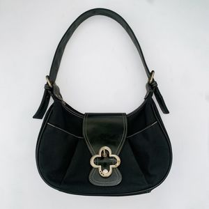 Floral Buckle Shoulder Bag