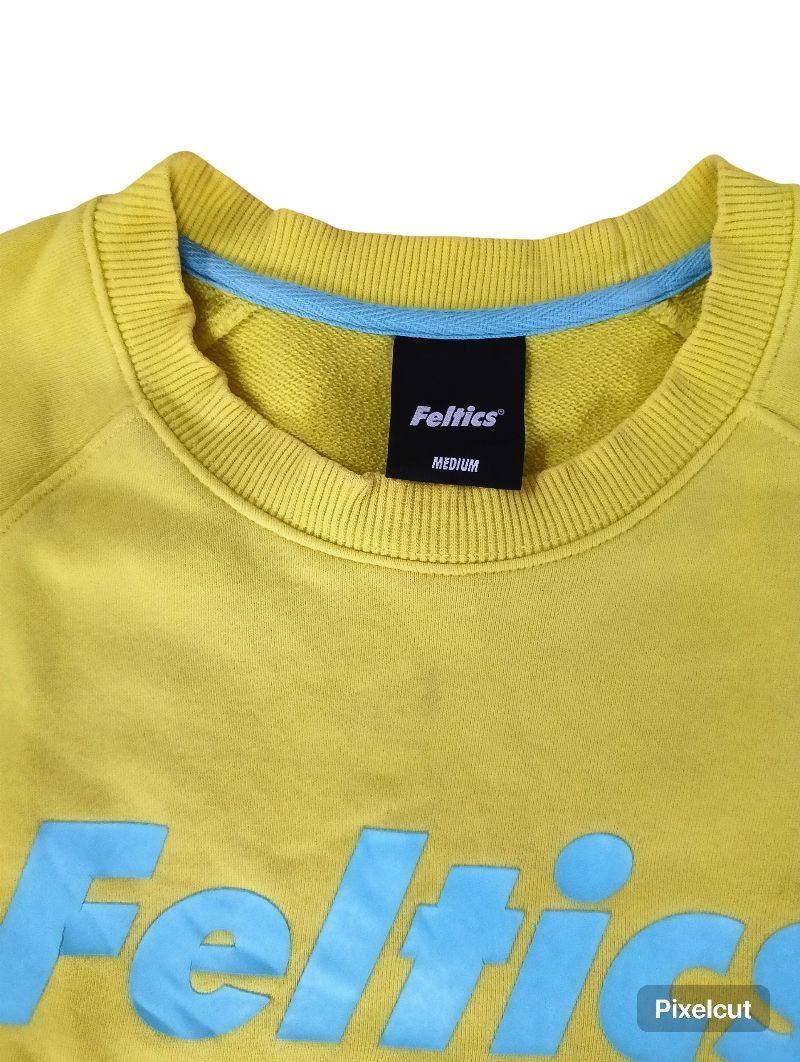 CREWNECK FELTICS KUNING STABILO, foto 3