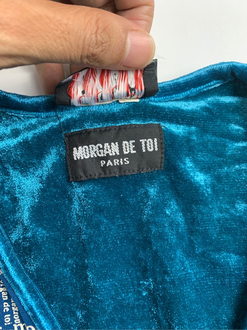 Y2k MORGAN DE TOI With Monogram Grid Longsleeve Top, foto 4