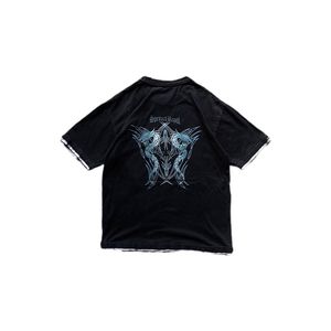 Y2K Digdeep Spiritual Royal Dragon Black Tee