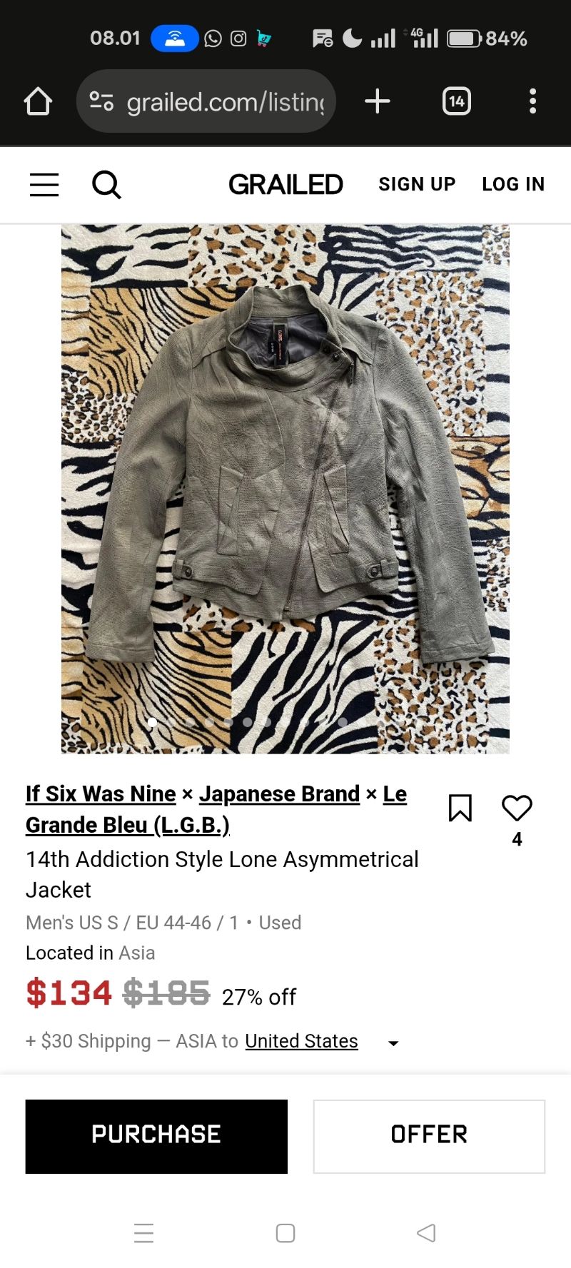 (Nego) Ramones Jacket, Rick Owens alternative/ look alike, foto 2