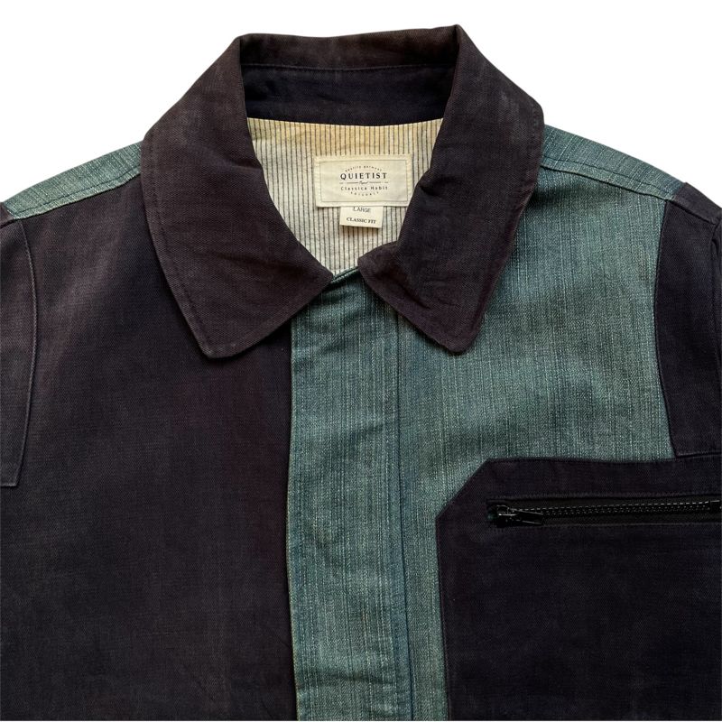 Quietist Double Big Pocket Work Jacket Mix Materials, foto 2