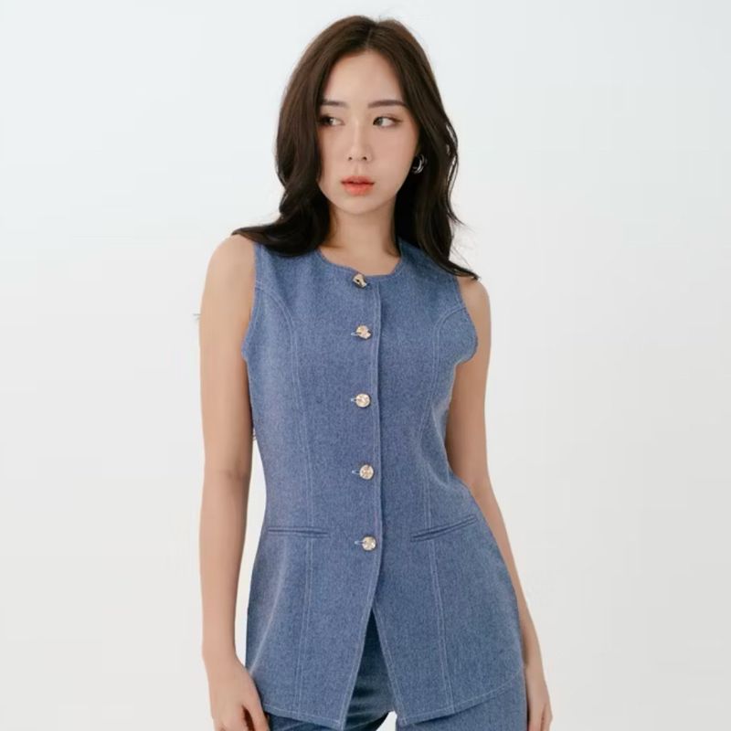 Ocha Wear Denim Vest, foto 2