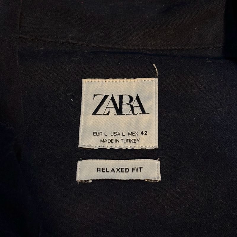 Zara navy long sleeves shirt, foto 4