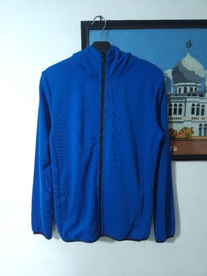 Casual Hoody Pria blue