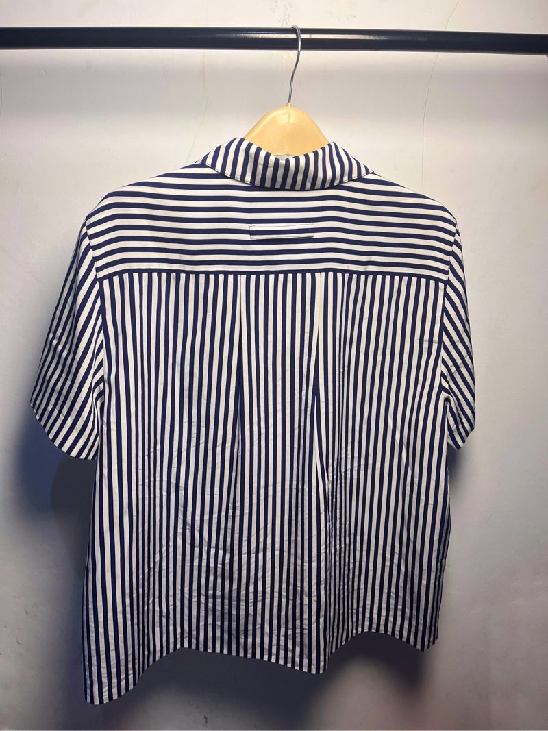 Kemeja collar vintage salur, foto 2