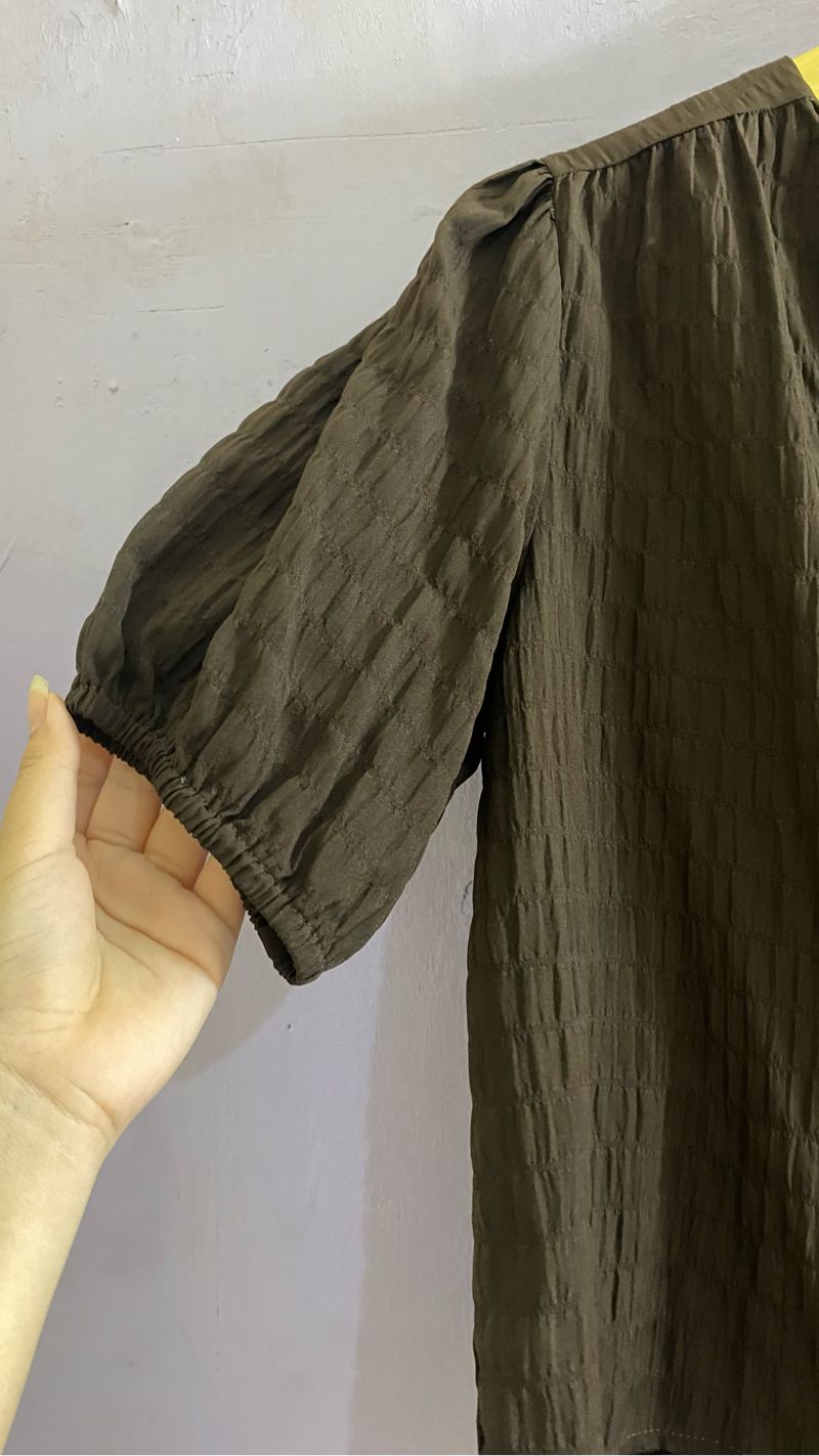 Mahogany Puffy Blouse from EXECUTIVE, foto 3