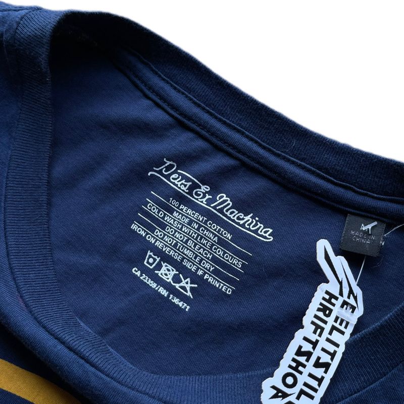 Deus Ex Machina Original Script Navy Tee, foto 3