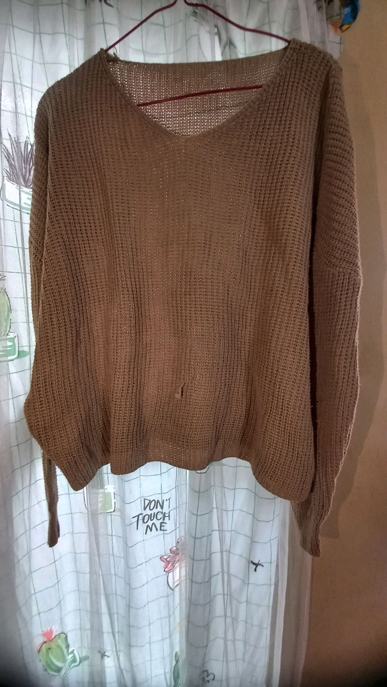 Casual Sweater Wanita tan