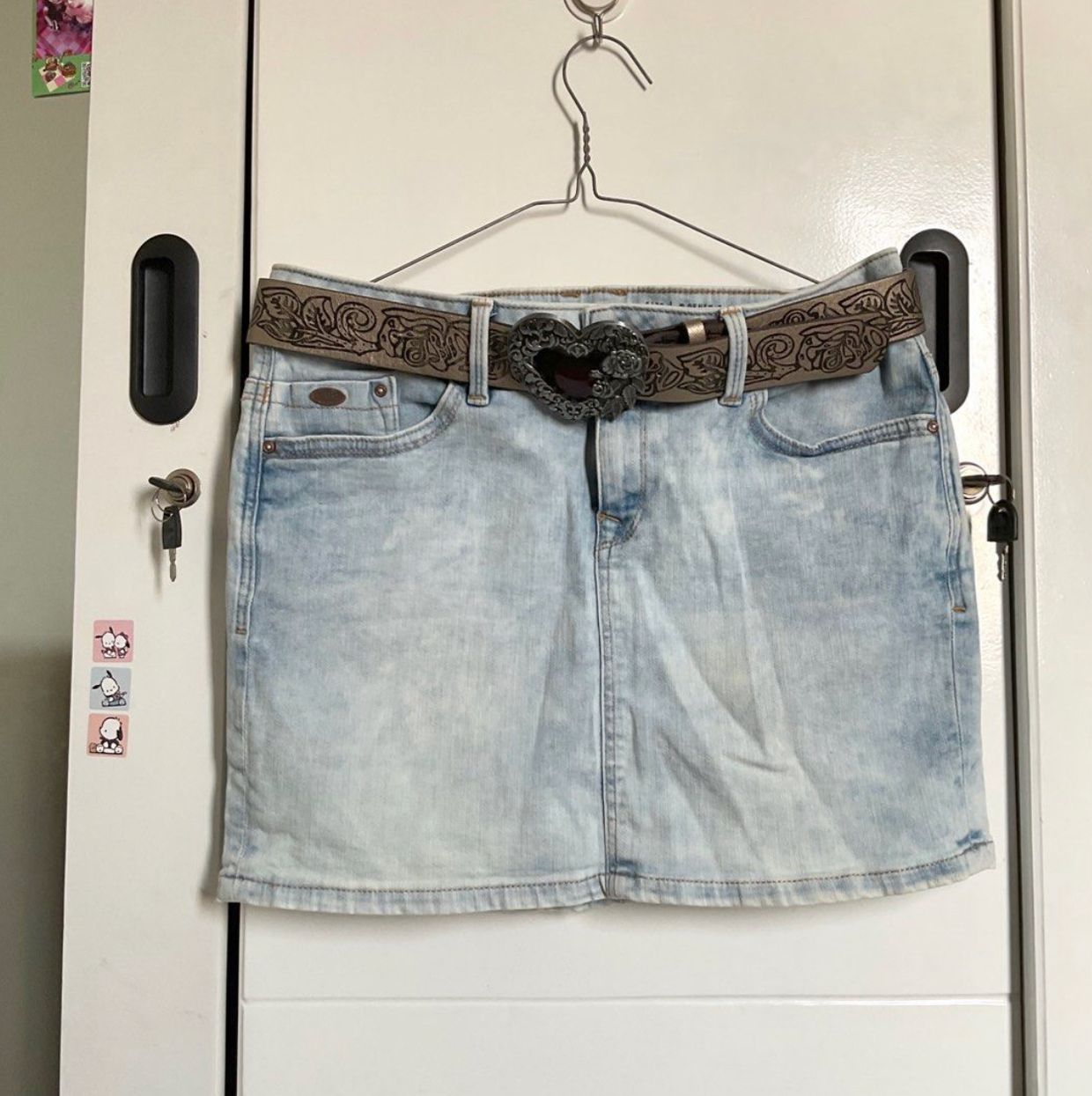 Streetwear Casual Mini skirt Wanita multicolor