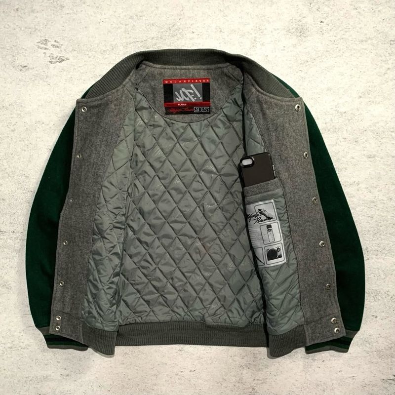 MAJAH FLAVAH Y2K Vintage Varsity Jacket, foto 6