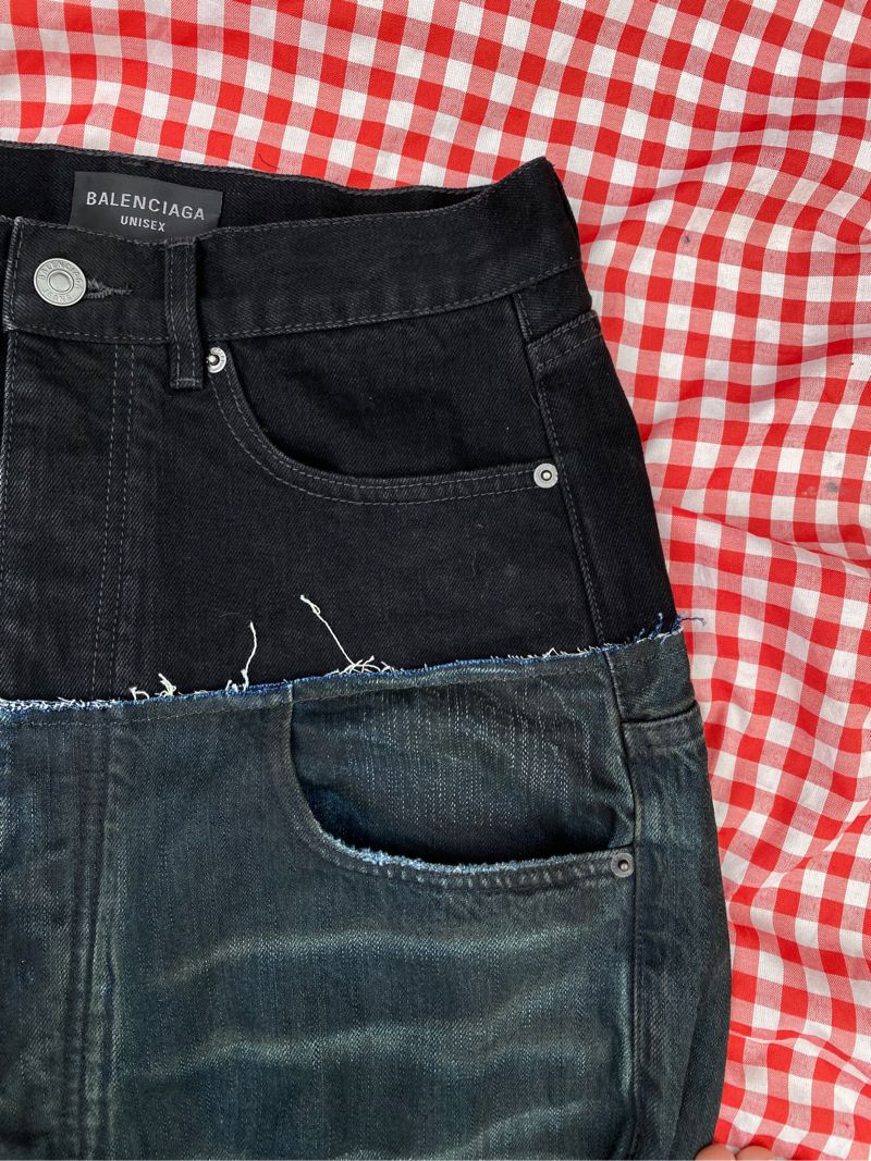 Balenciaga Cut Up Jeans FW24, foto 7