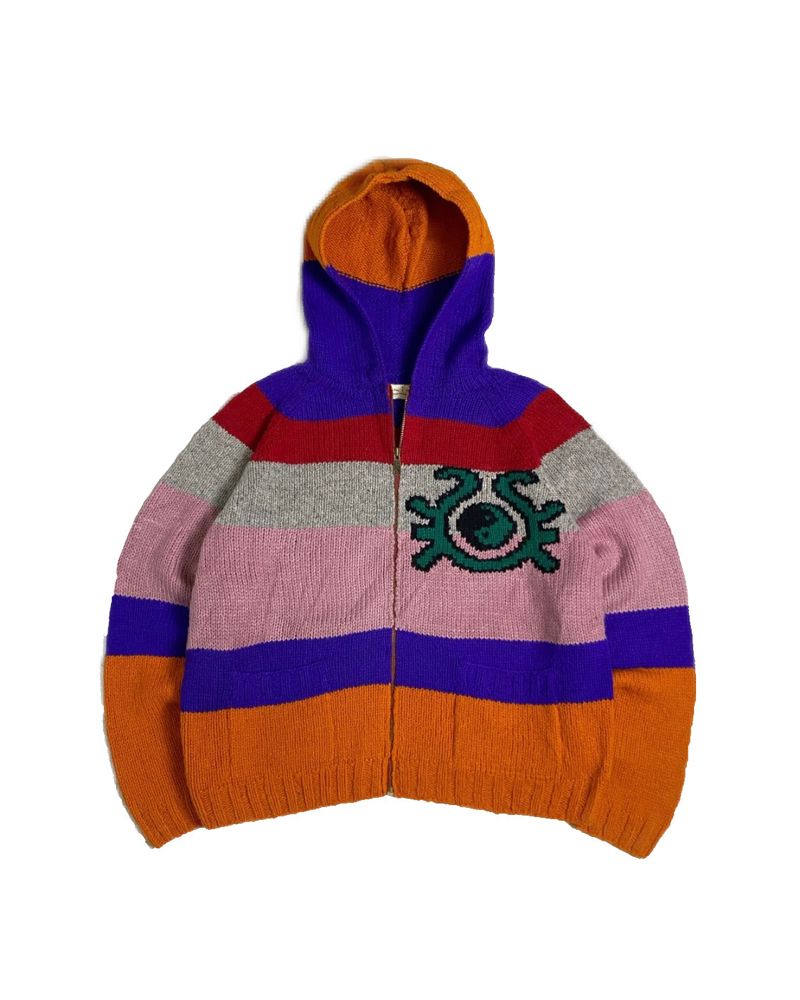 00s archive double zip knit jacket y2k Y2K Zip Jacket - Y2K Wearhouse