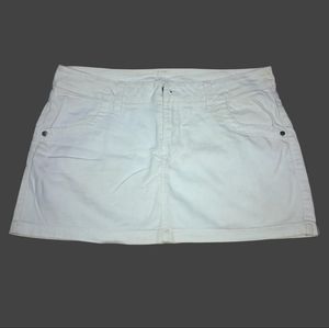 Casual Coquette Mini skirt Wanita white