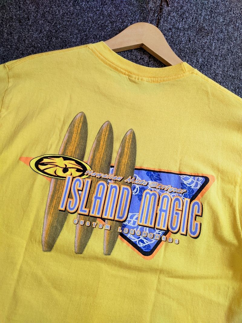 Tshirt vintage island magic surf, foto 3