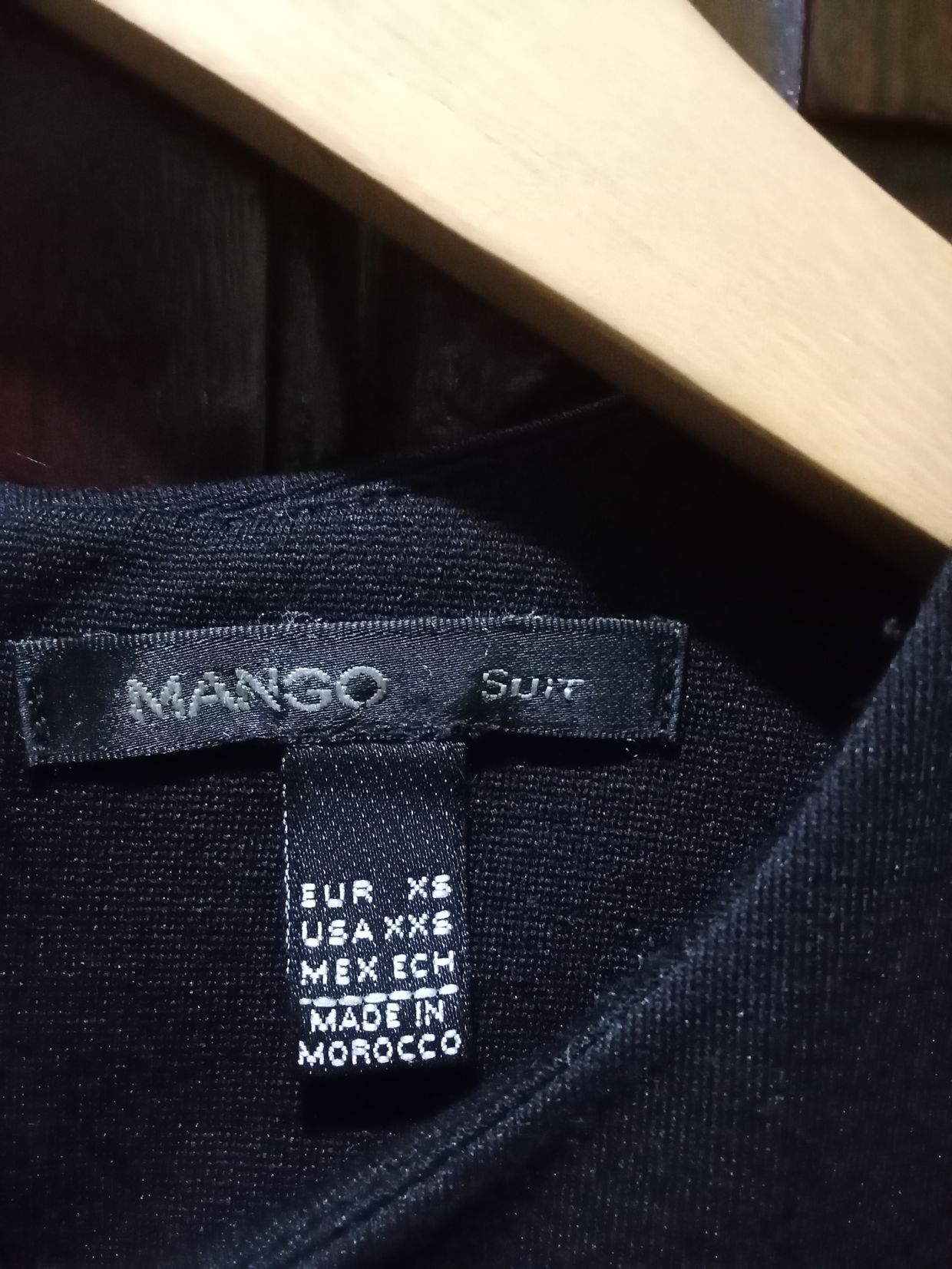 Mango sleveless black top Size XS, foto 3