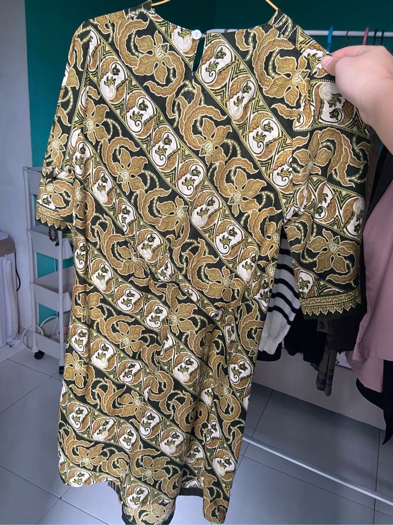 Dress Batik Kencana Ungu, foto 2