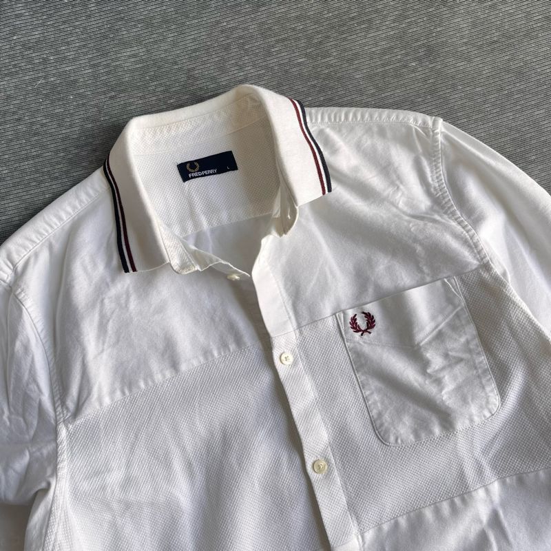 FRED PERRY OXFORD PATTERN SHIRTS, foto 2