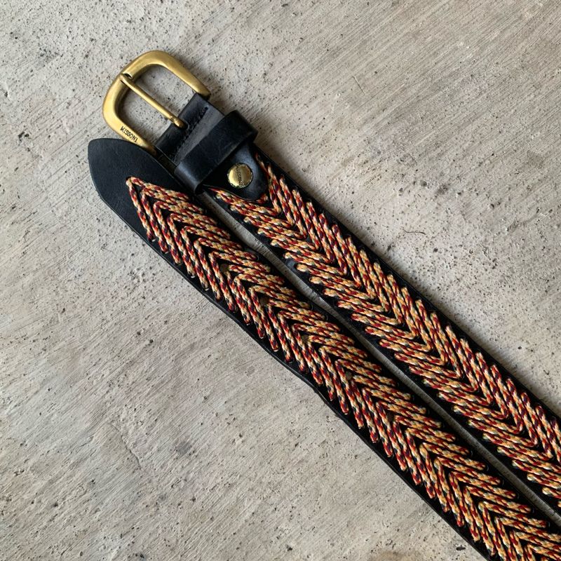Vintage missoni Belt leather material, foto 6