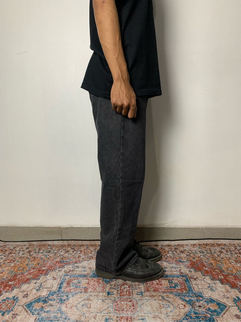 LOOSE JEANS BLACK GREY UNKNOWN, foto 3