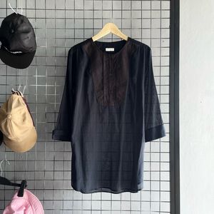 Dries Van Noten Women Dress / Blouse Black & Brown / Atasan
