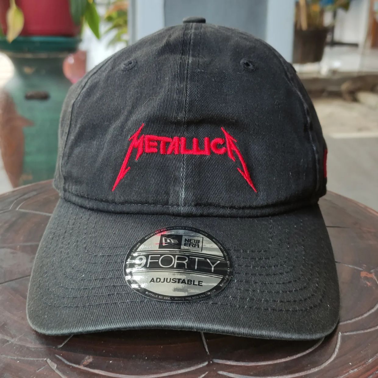 New Era Casual Hat Pria black