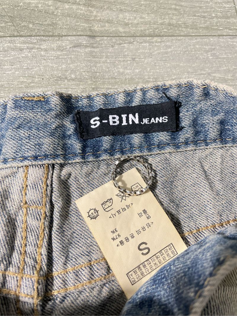 • "S-BIN" BAGGY JEANS TIE DYE SIDEWASHED •, foto 6