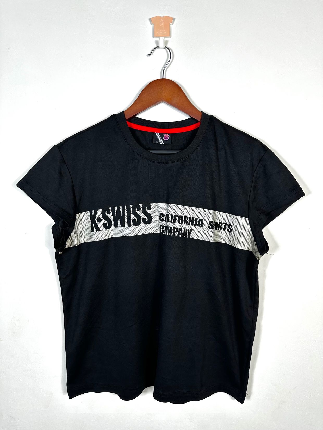 K-Swiss Sportswear Casual Jersey Wanita silver black