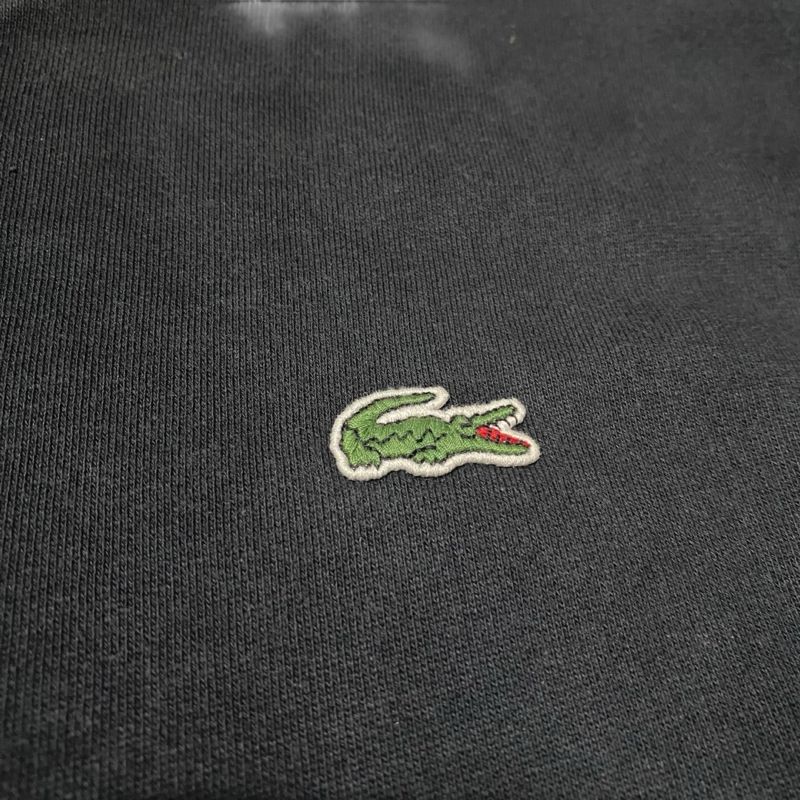 Lacoste basic logo black crewneck BIG SIZE, foto 3