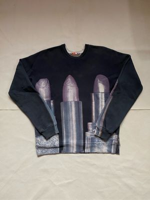 Msgm Milano x Toilet Paper Lipstick Print Sweatshirt
