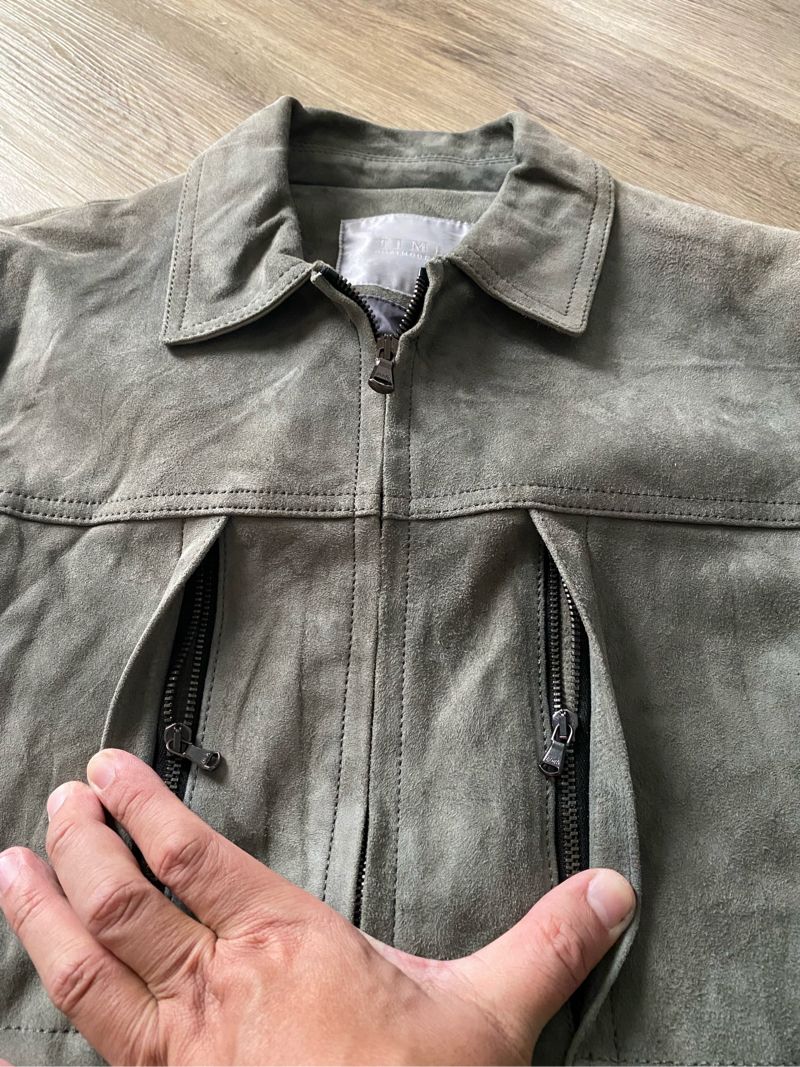 TIME POST MODERN TRUCKER LEATHER JACKET | BIKER | OUTER, foto 5