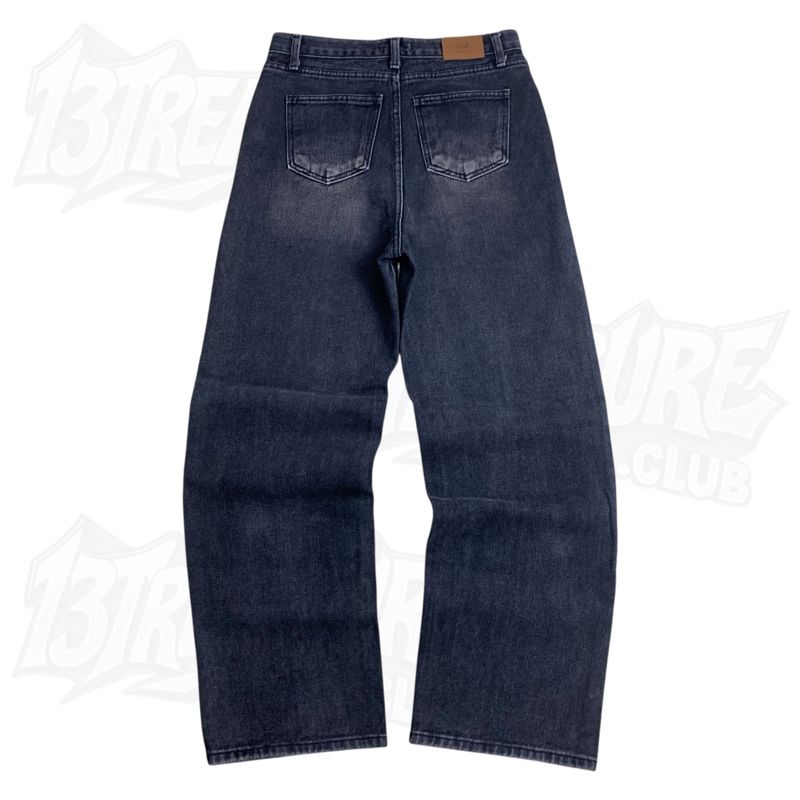 “evermore” blackwash jeans pants (regular fit), foto 7