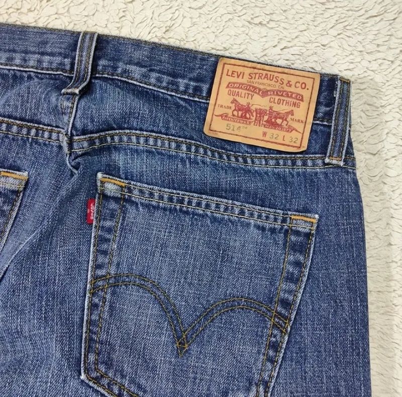 LEVIS 514 LONG PANT DENIM, foto 6