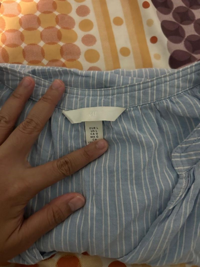 HNM Shirt Stripes Top, foto 2