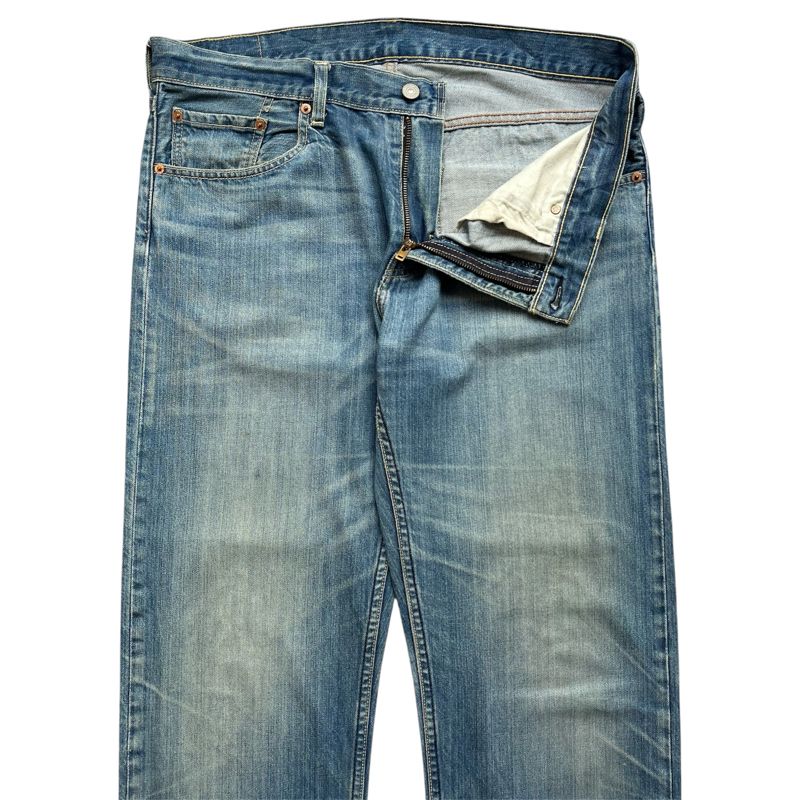 Levis 502 Blue Wash Denim Pants, foto 2
