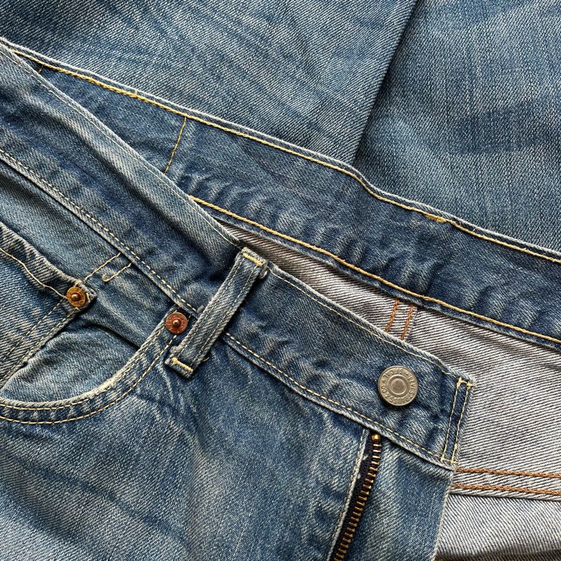 Levis 502 Blue Wash Denim Pants, foto 5