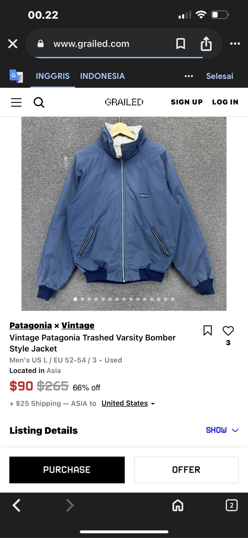 80's Patagonia Trashed Varsity Bomber Jacket, foto 7